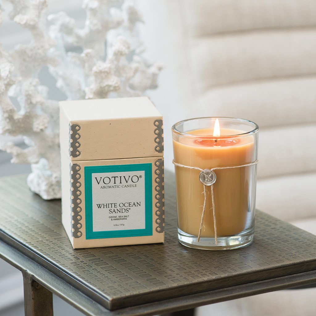 Aromatic Candle White Ocean Sands