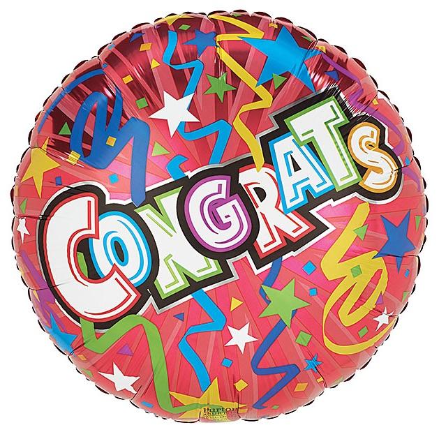 Congrats - Starts foil balloon