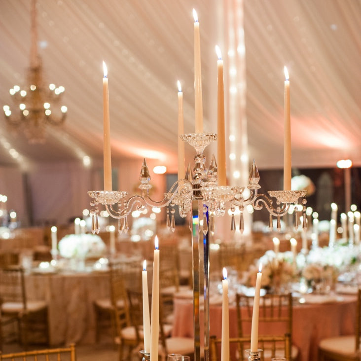 Crystal Candelabra - Flowers Vase