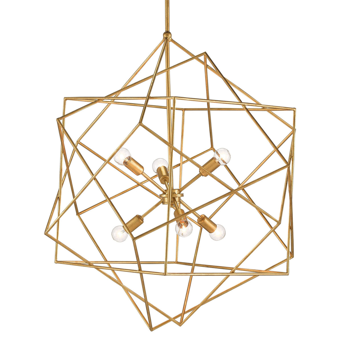 Aerial Gold Chandelier