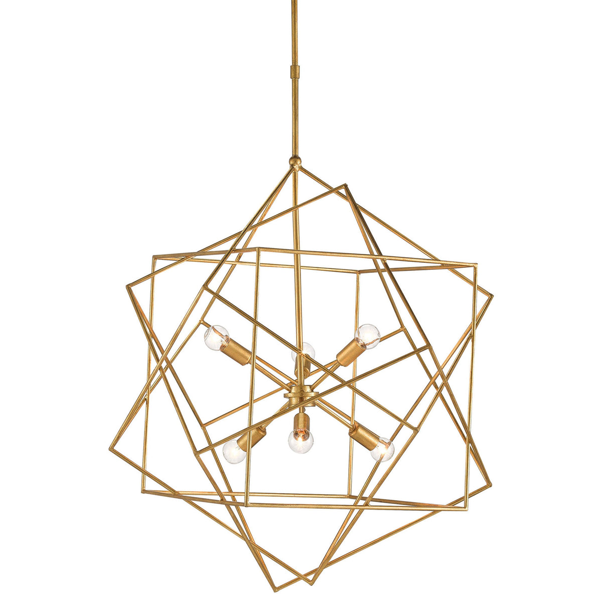 Aerial Gold Chandelier