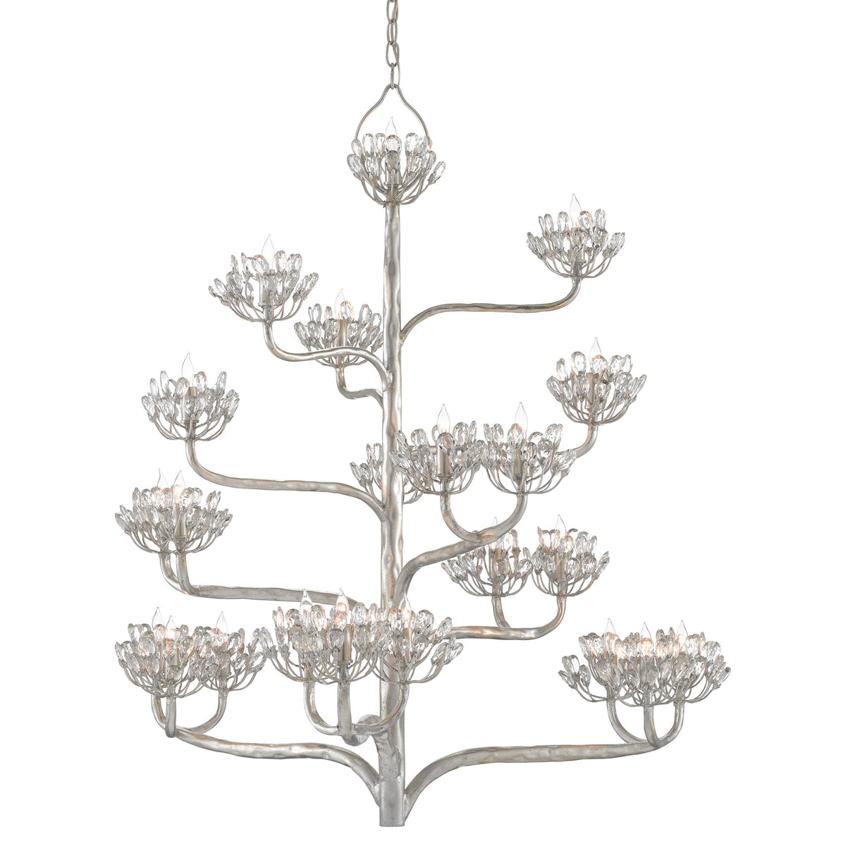 Agavé Americana Silver Chandelier