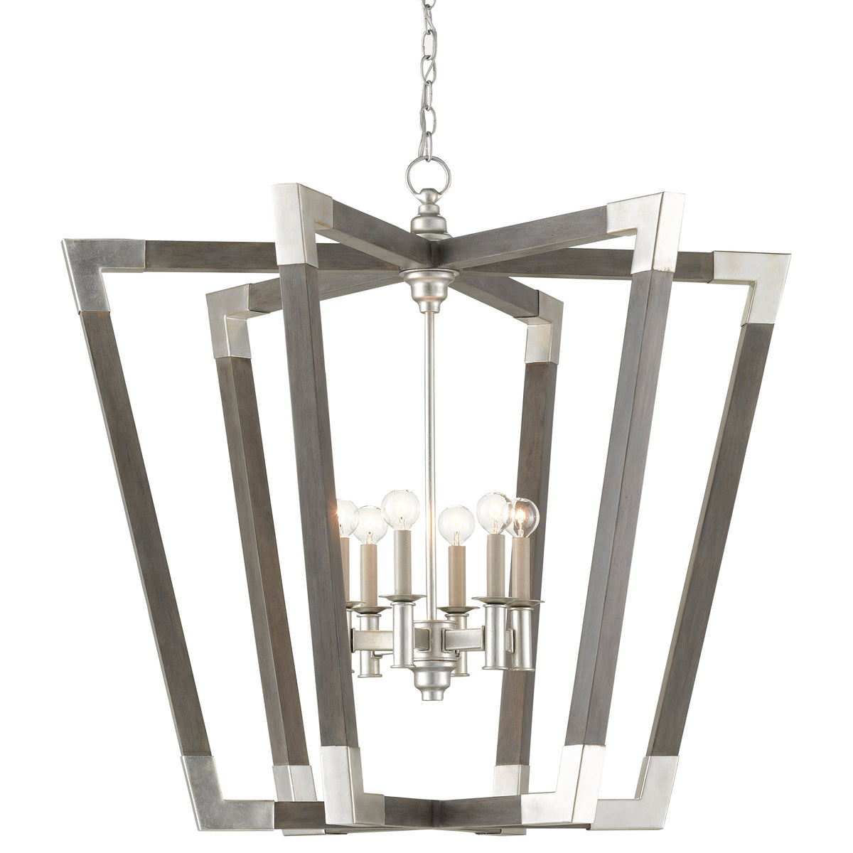 Bastian Large Gray Chandelier
