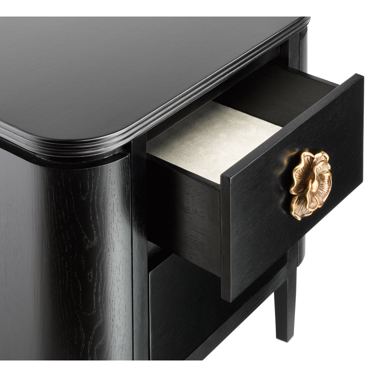 Briallen Black Nightstand