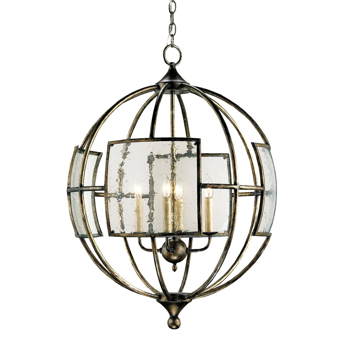 Broxton Bronze Orb Chandelier