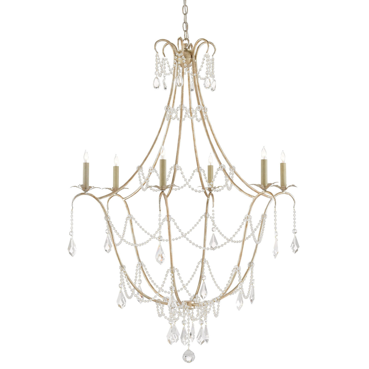 Elizabeth Silver Chandelier