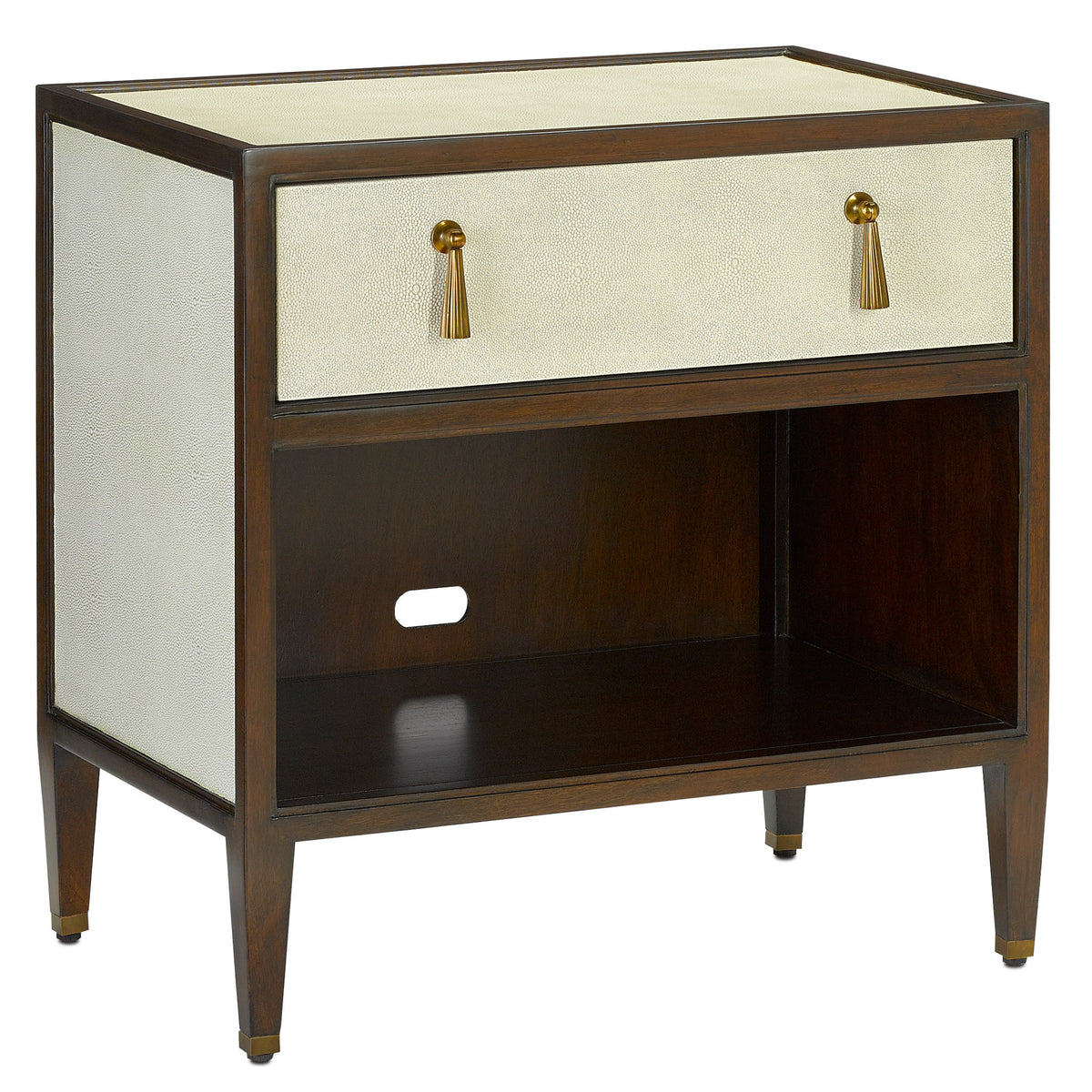 Evie Shagreen Nightstand