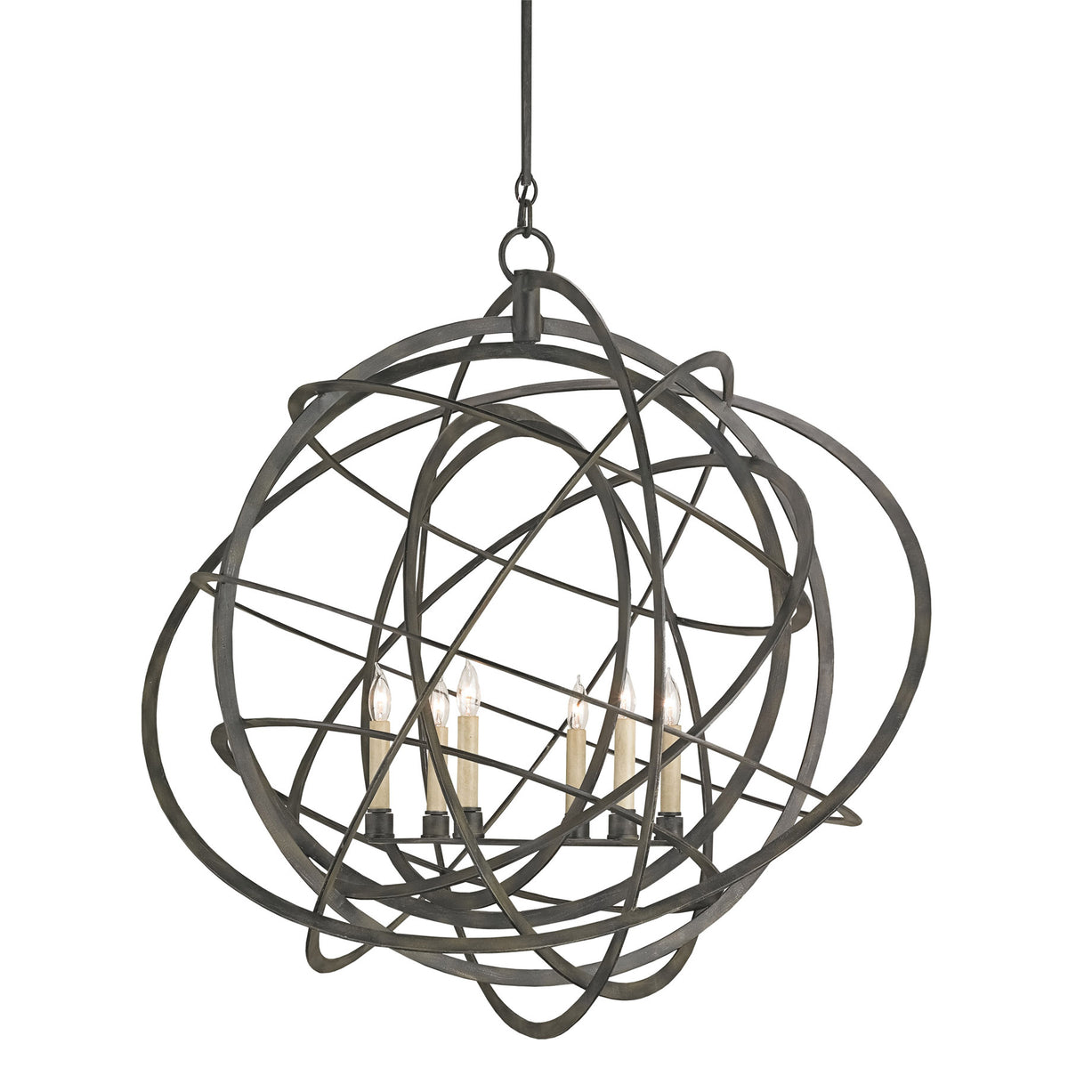 Genesis Black Orb Chandelier
