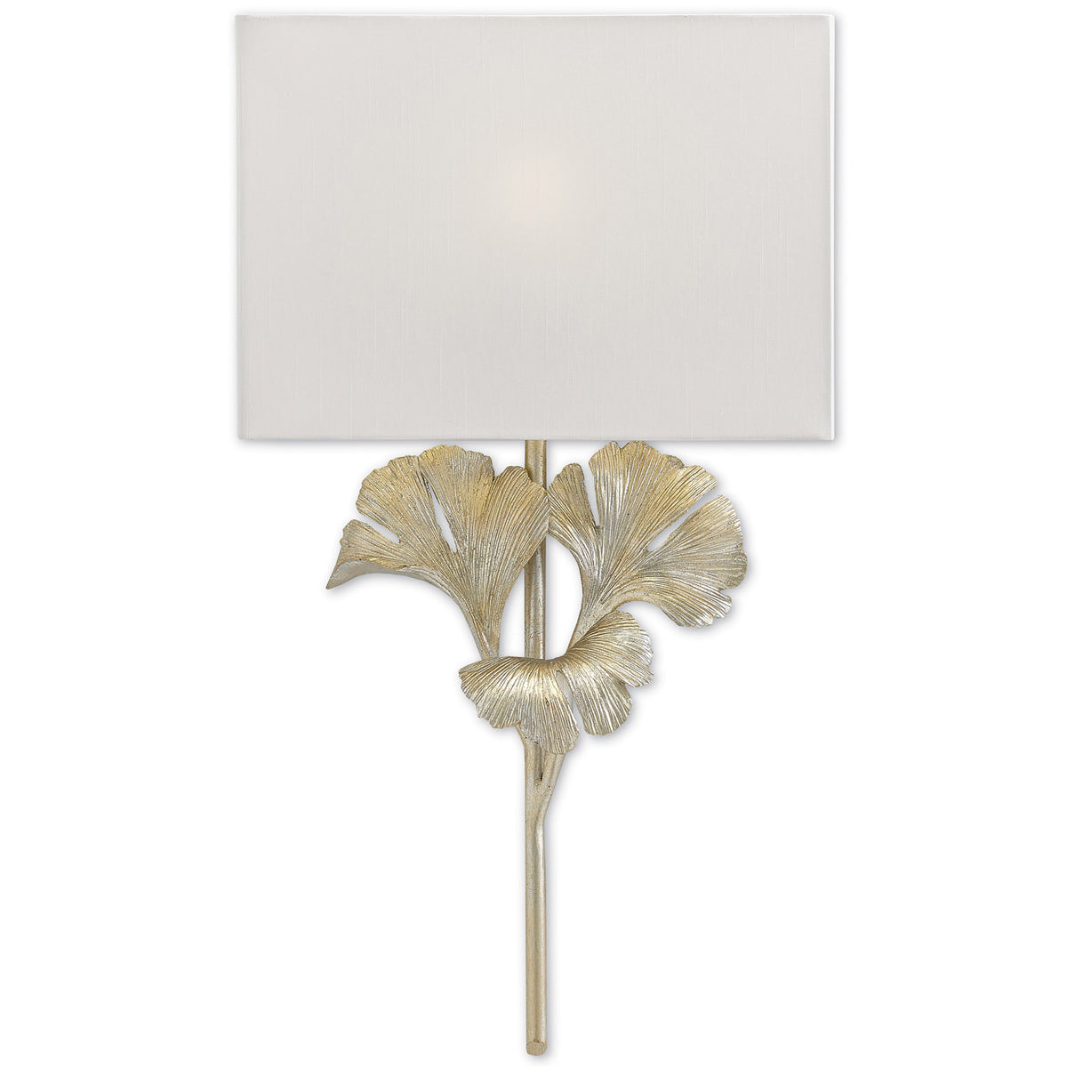 Gingko Silver Wall Sconce