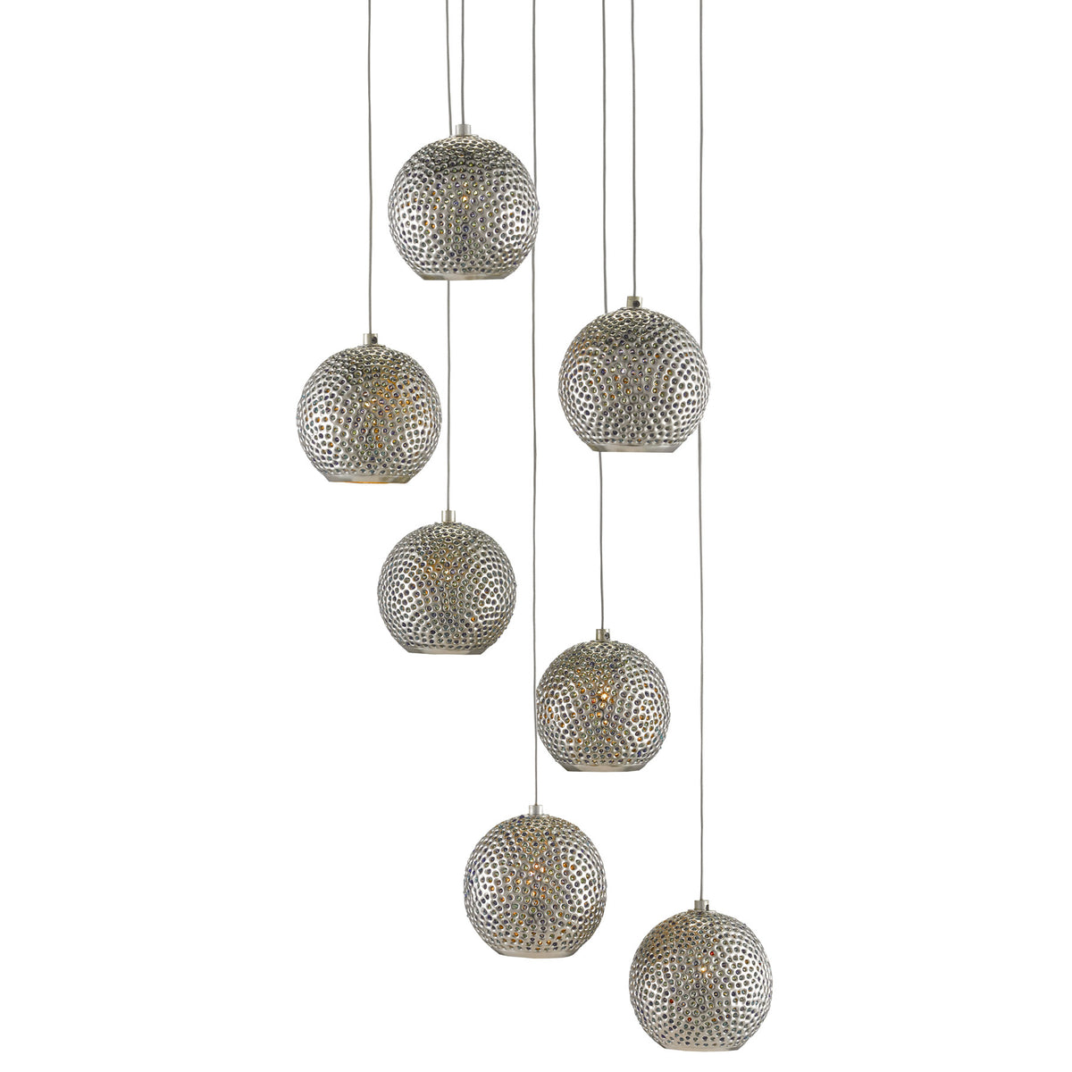 Giro 7-Light Multi-Drop Pendant
