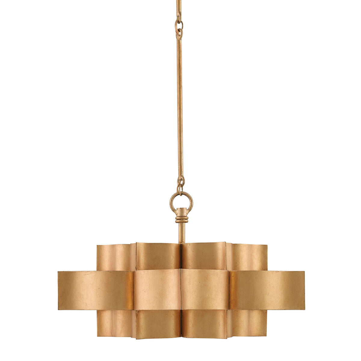 Grand Lotus Gold Small Chandelier