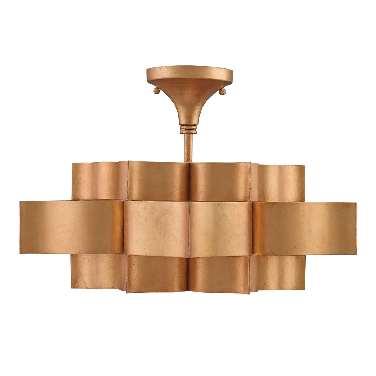Grand Lotus Gold Small Chandelier