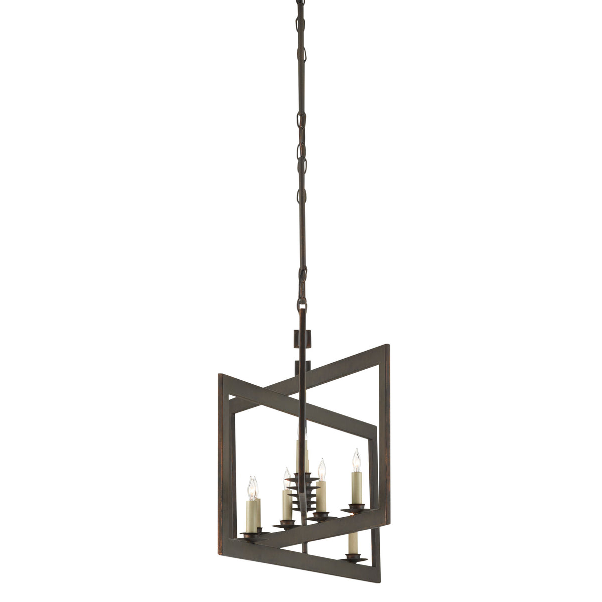 Middleton Bronze Rectangular Chandelier