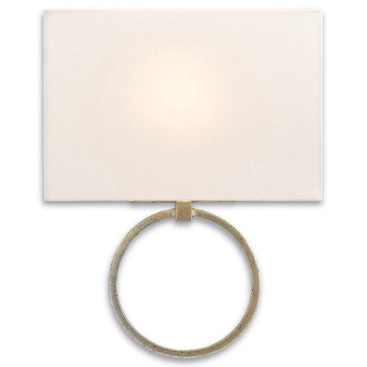 Porthole Silver Wall Sconce