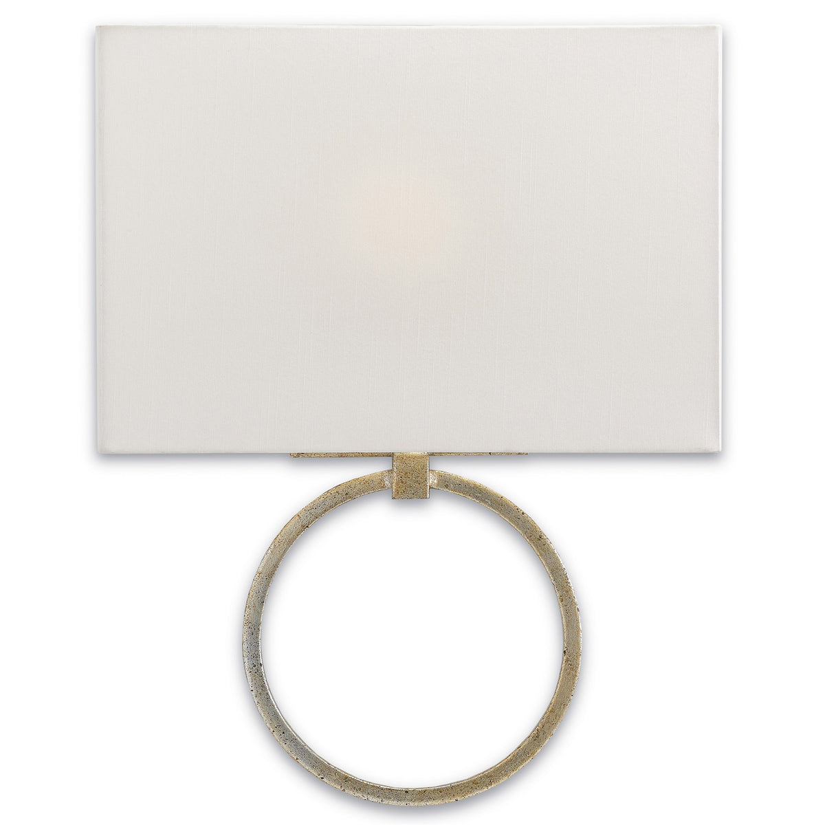 Porthole Silver Wall Sconce