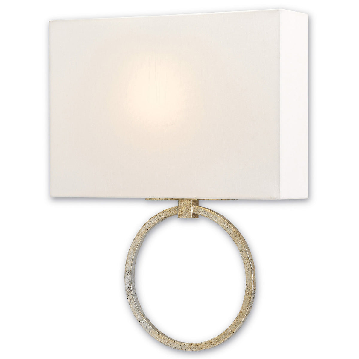 Porthole Silver Wall Sconce