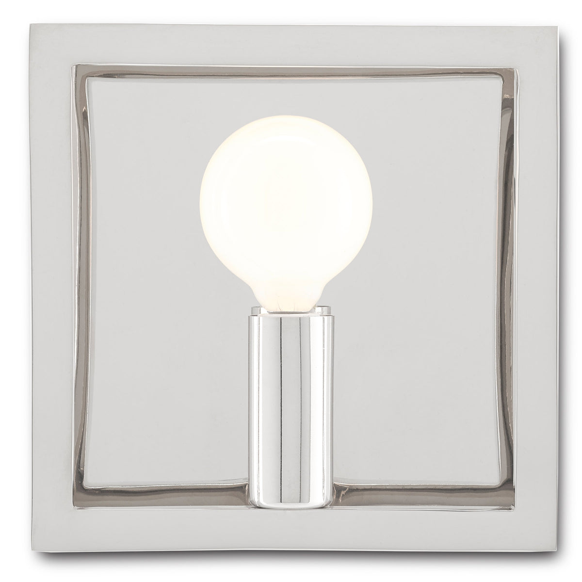 Quadrato Nickel Wall Sconce