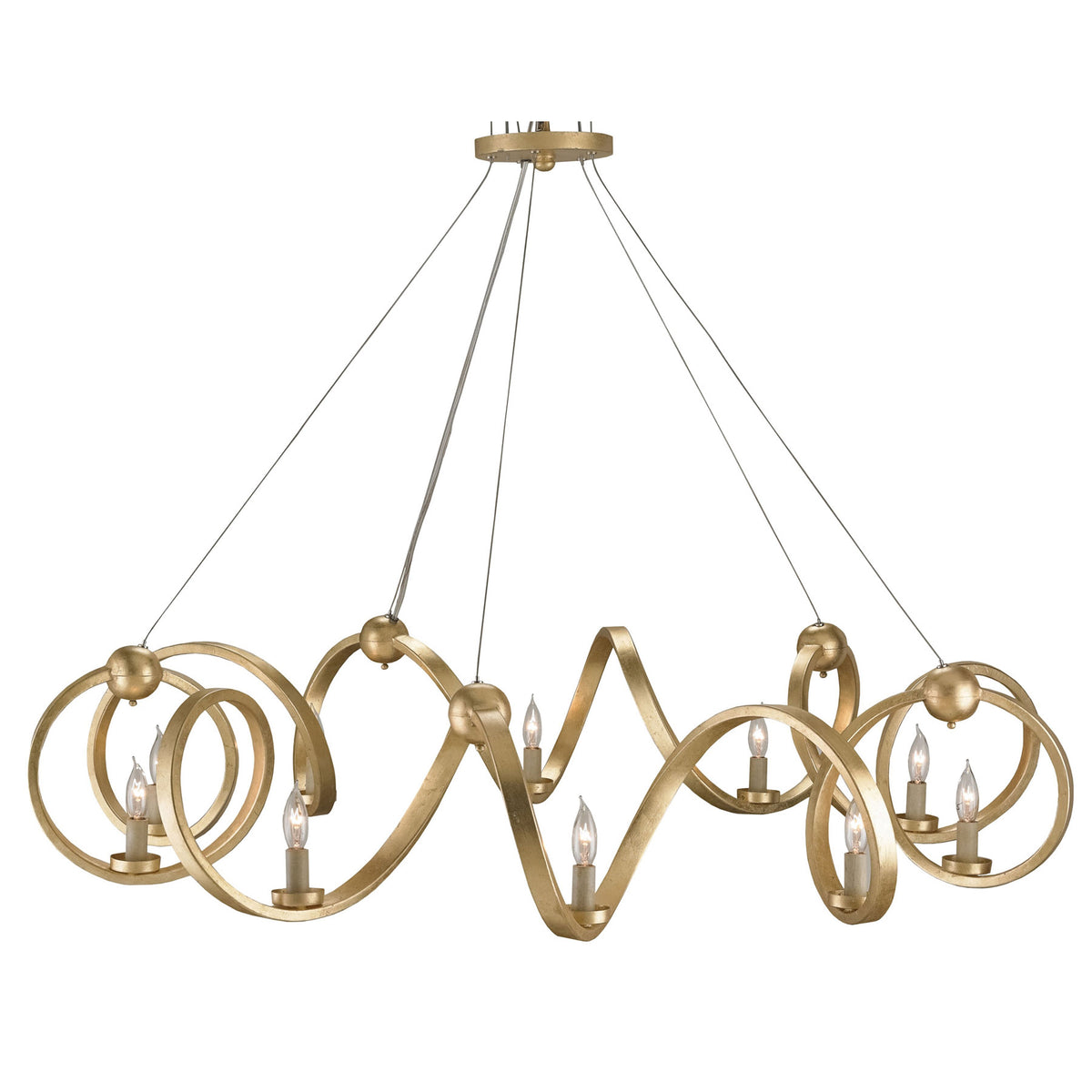 Ringmaster Gold Chandelier