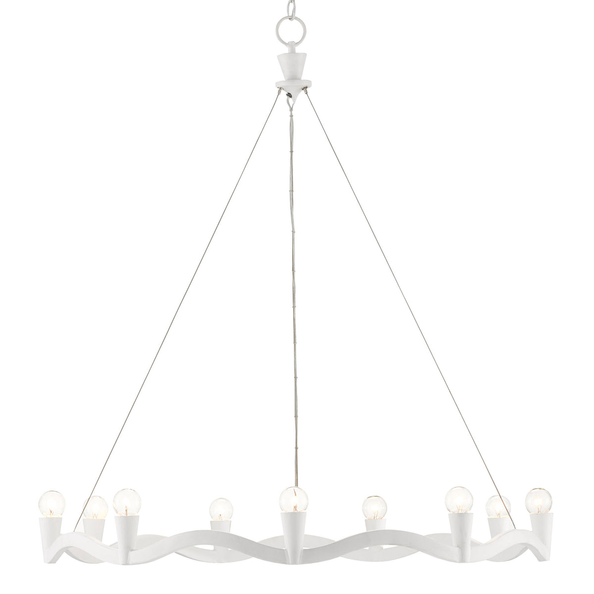 Serpentina White Chandelier