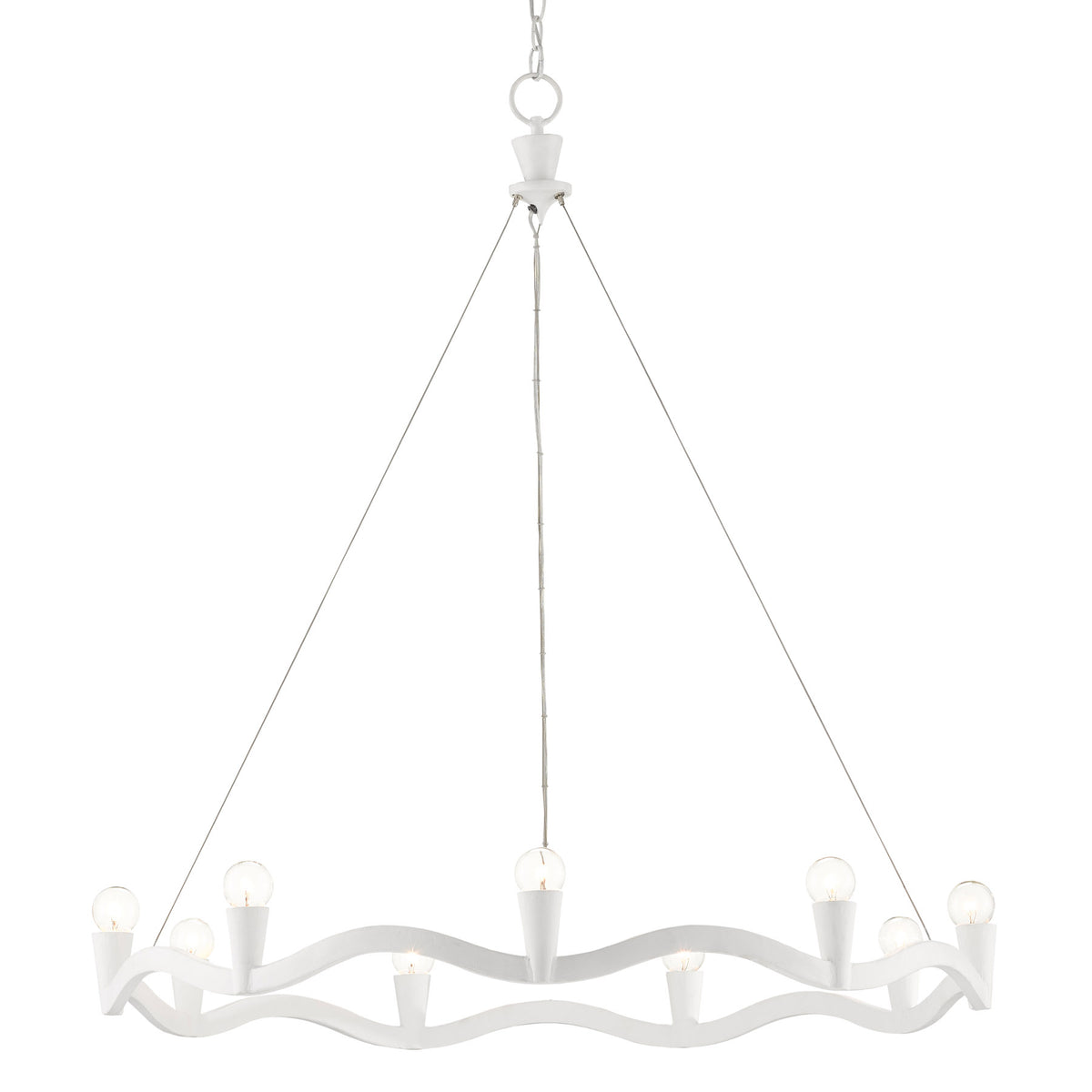 Serpentina White Chandelier
