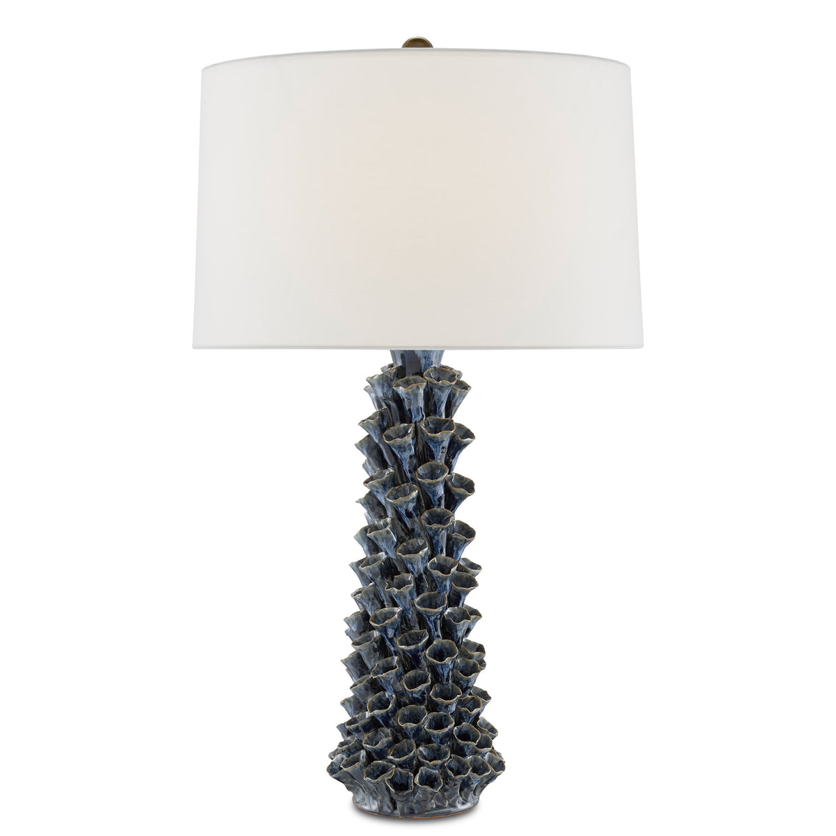 Sunken Blue Table Lamp