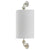 Tavey Silver Wall Sconce