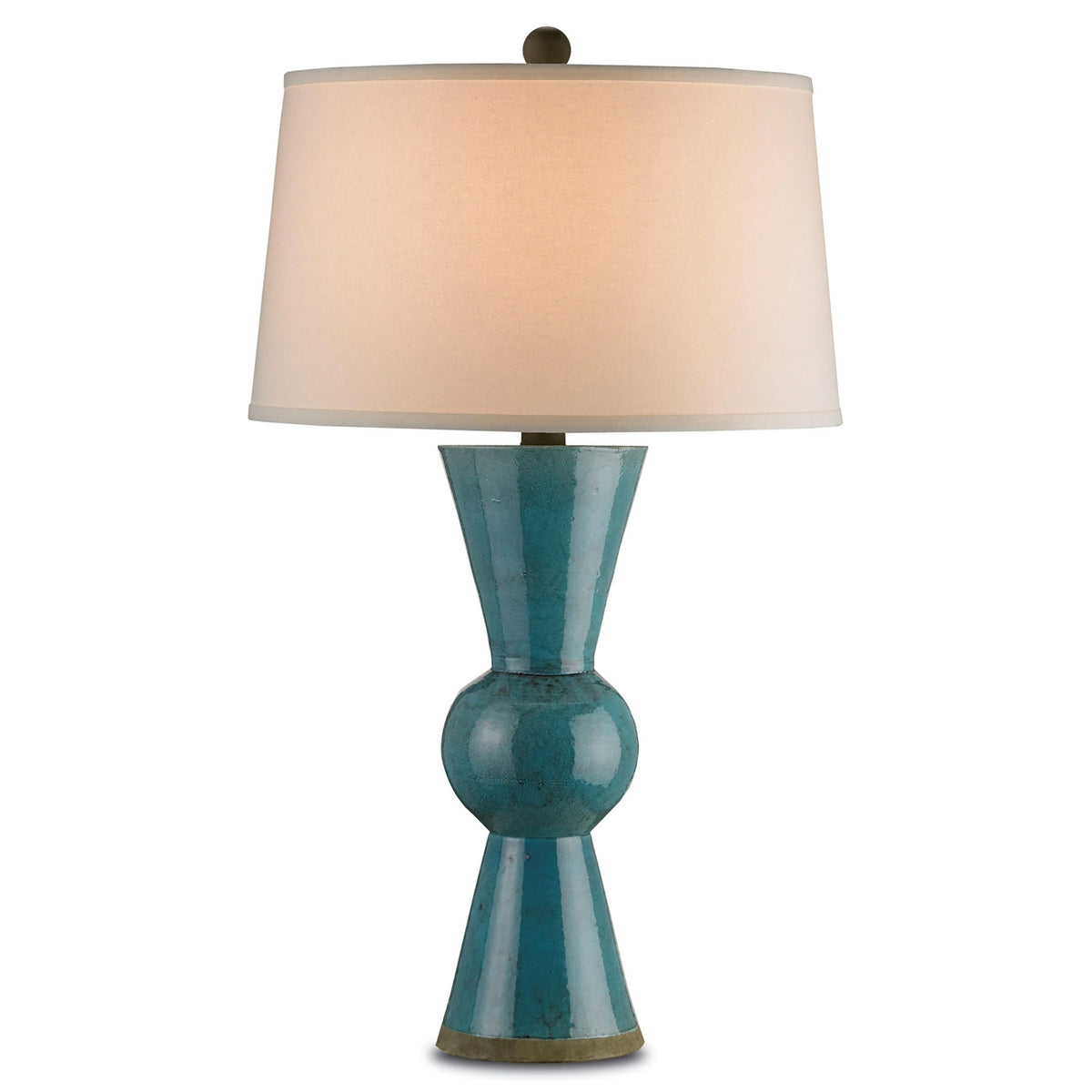 Upbeat Teal Table Lamp