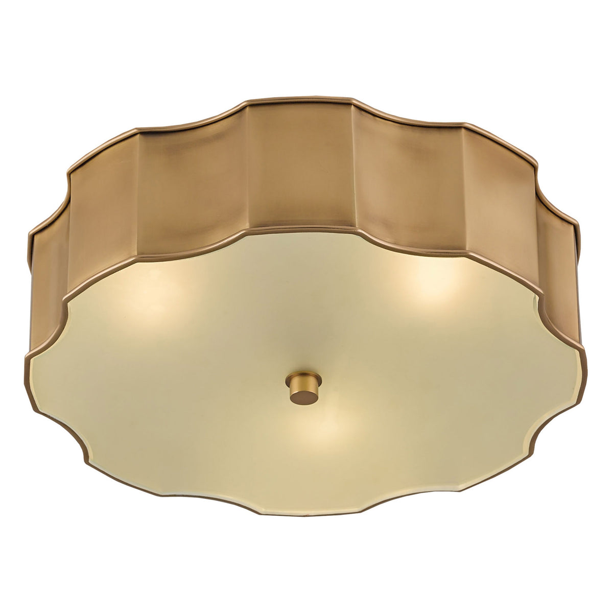 Wexford Brass Flush Mount