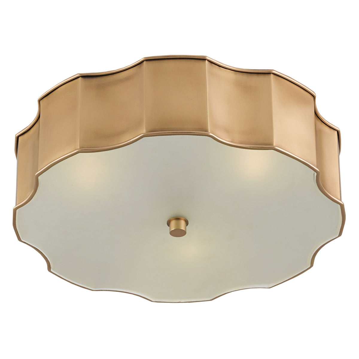 Wexford Brass Flush Mount