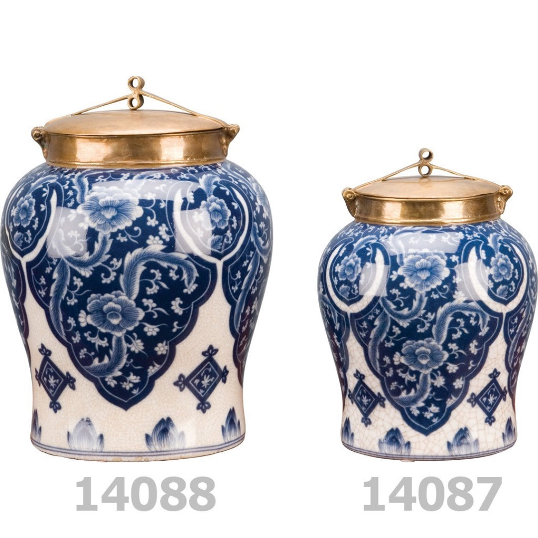 Warrior Jar with Bronze Lid