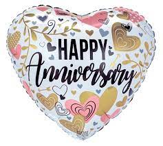 Happy Anniversary Heart Balloon