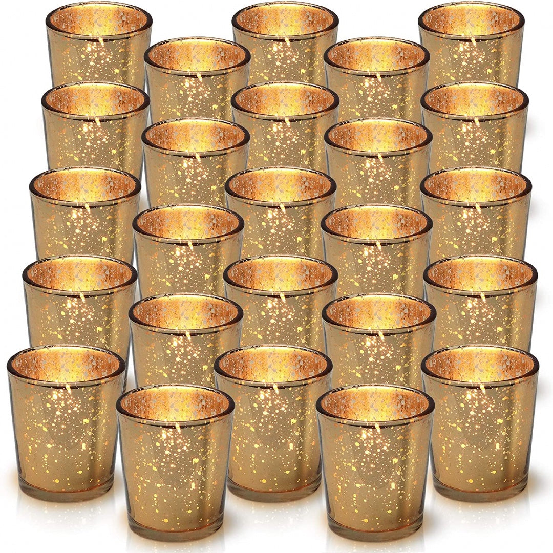 Gold Votivo Candle Holder