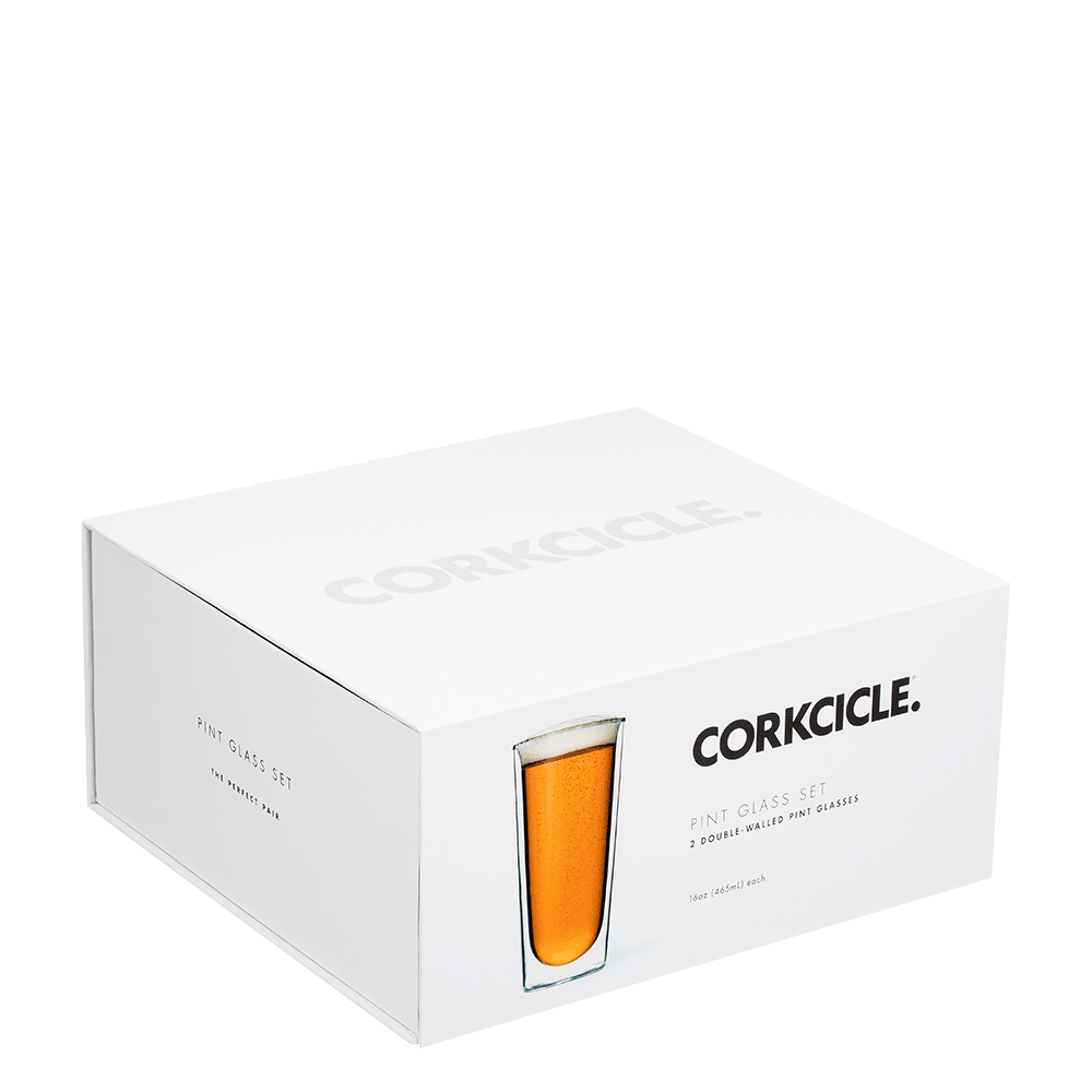 Pint Glass set of 2 - Clear