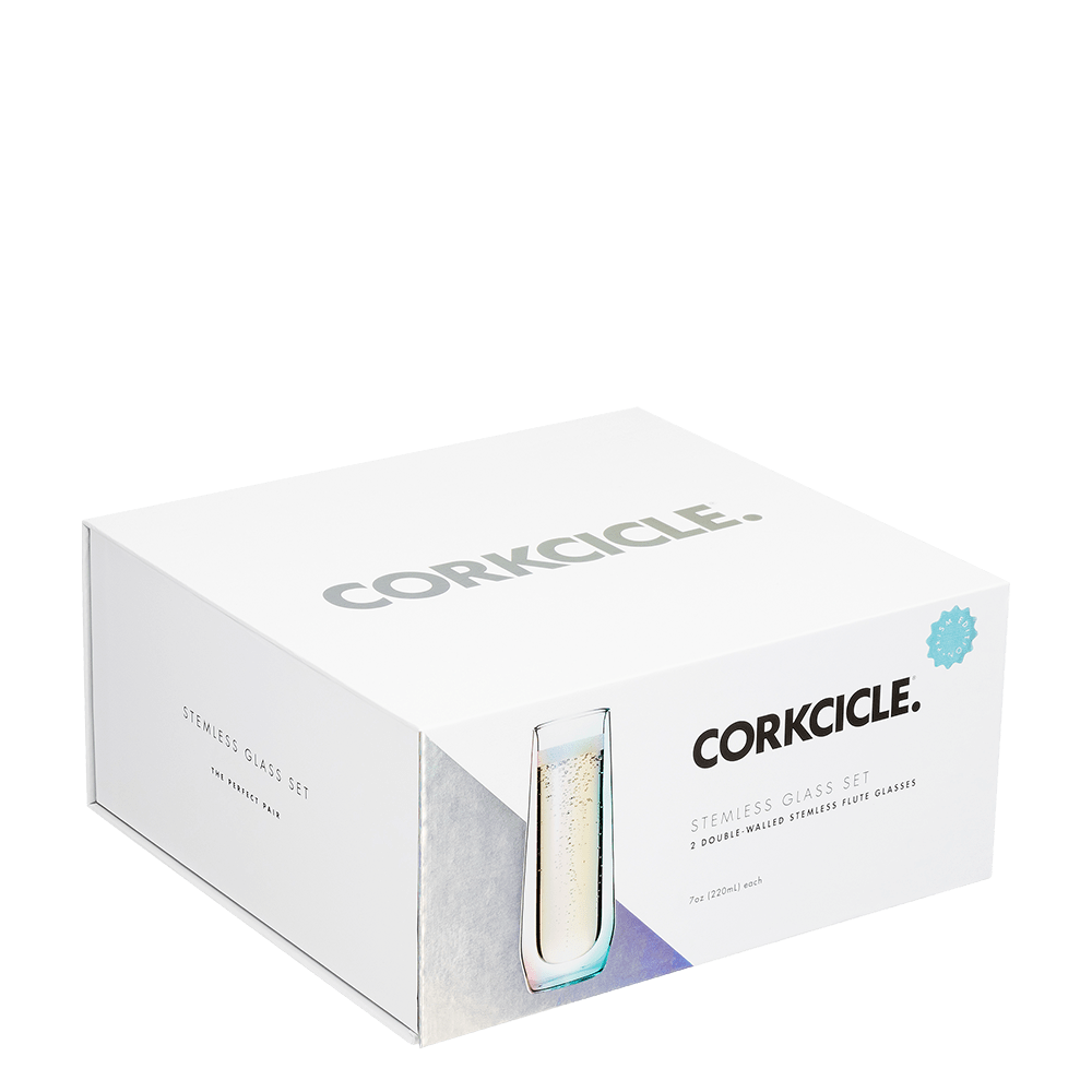 Stemless Glass set of 2 - Prism