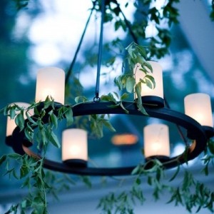 Iron Ring Chandelier