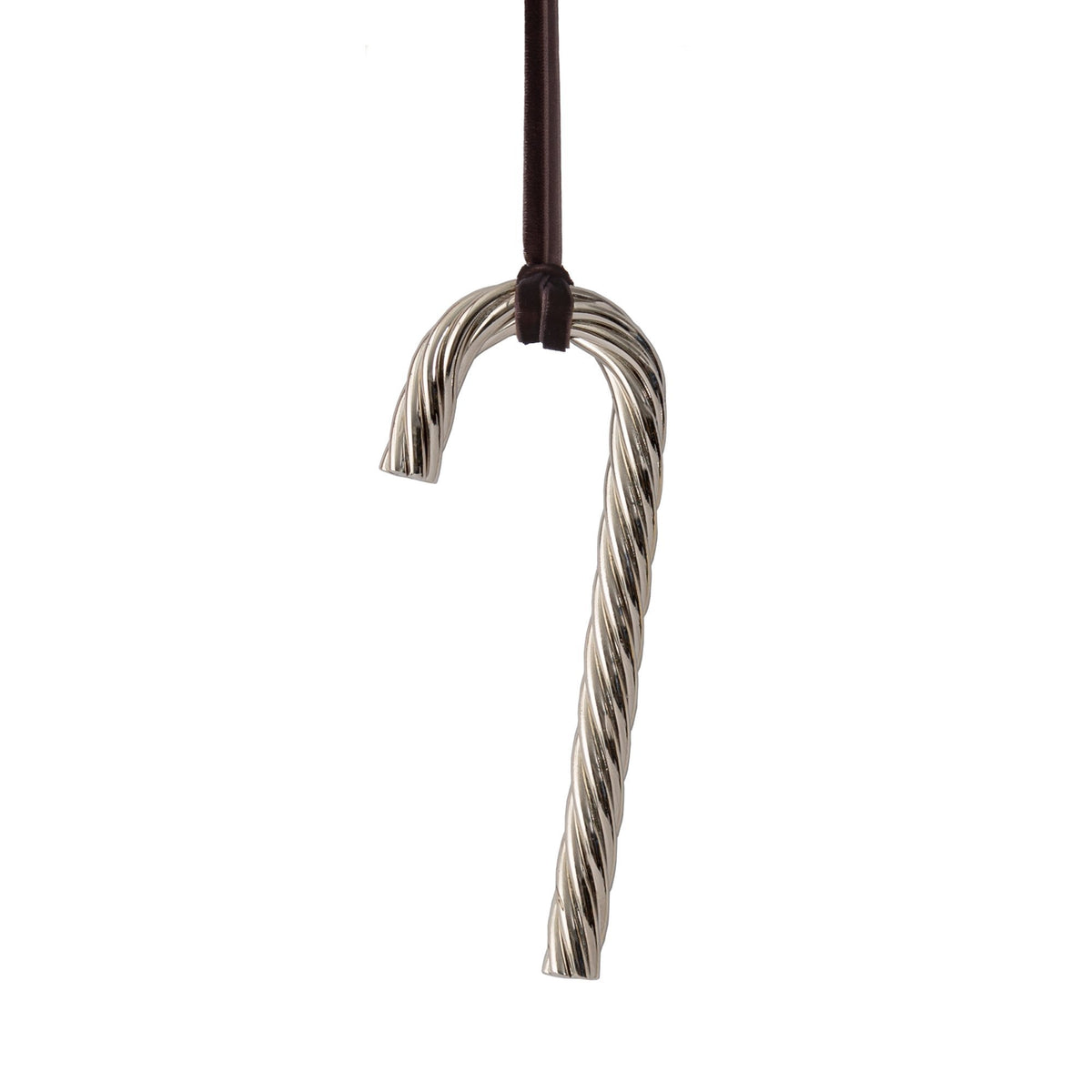 Twist Candy Cane Gold & Silver Ornament