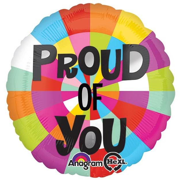 Proud of You foil balloon