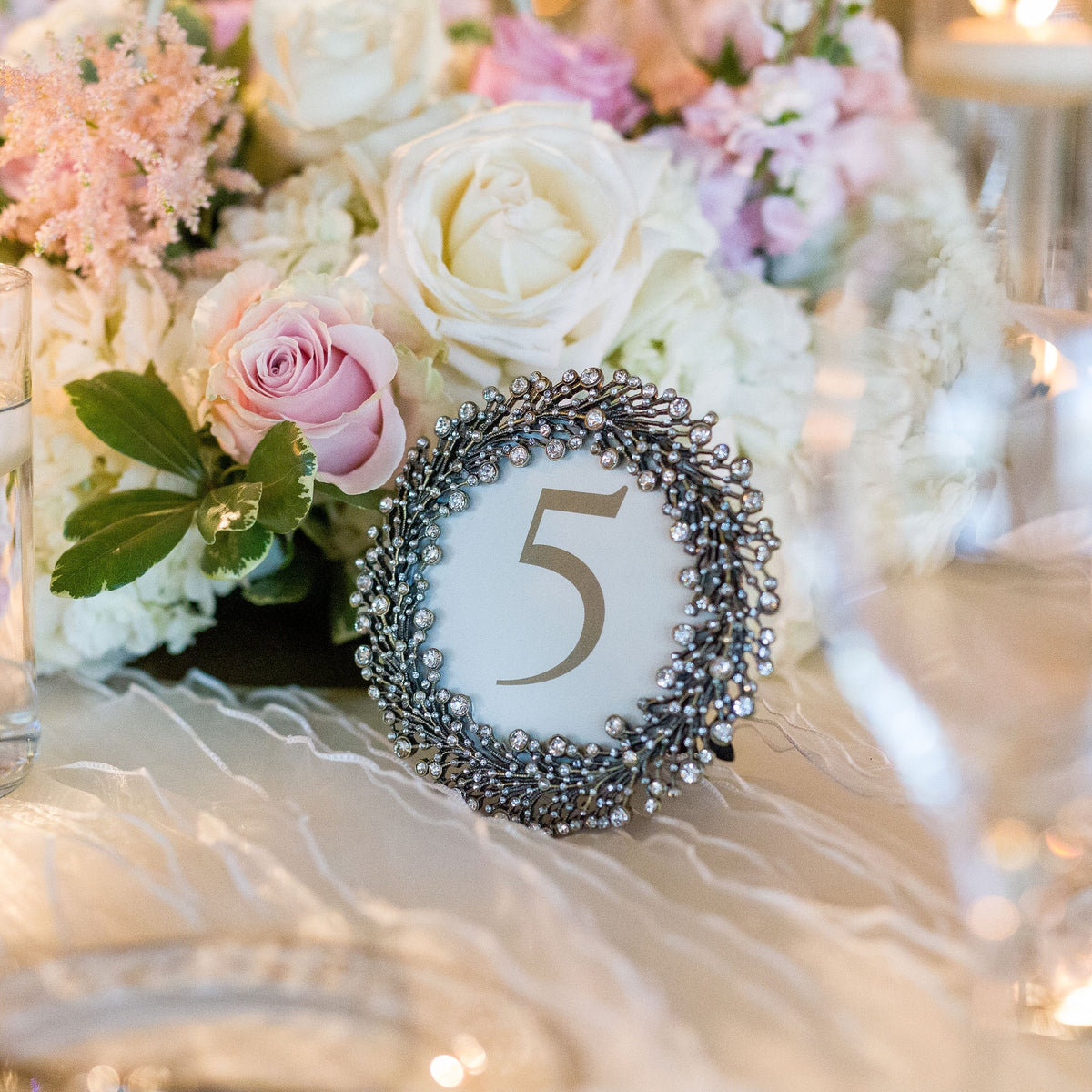 Round Frame - Table Numbers