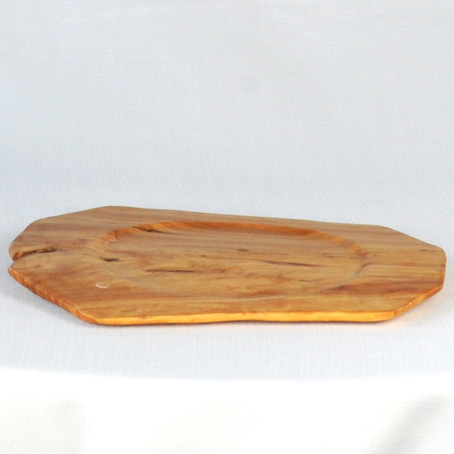 Wood Cut Charger Plate