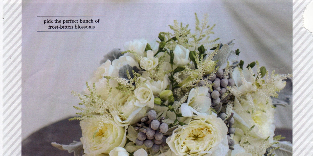 beautiful ivory wedding flower arrangement