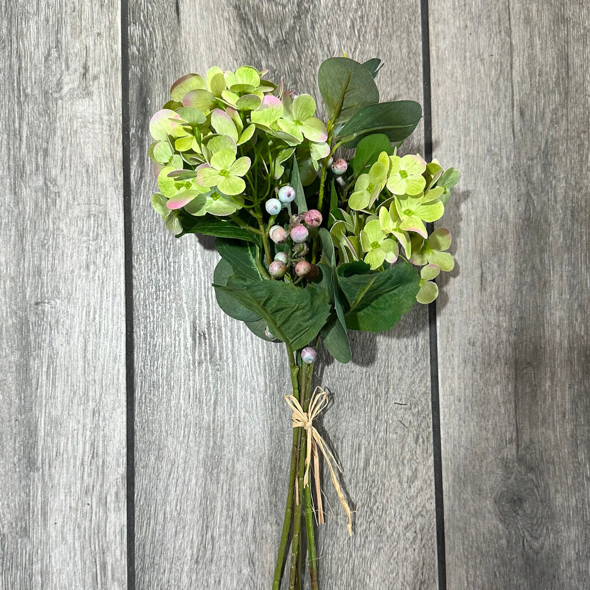 16" Hydrangea Eucalyptus Bouquet