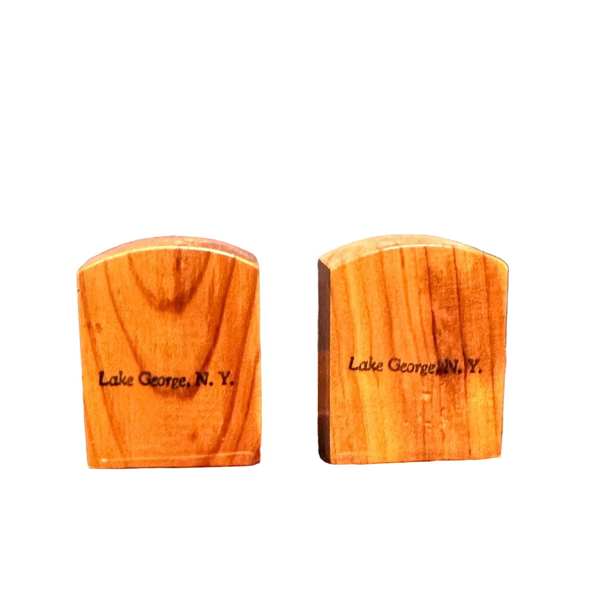 Wooden Tombstone Salt & Pepper Shakers