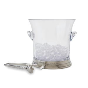Crystal Ice Bucket w/Handles