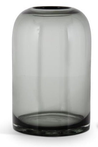 Transparent Glass Vase - Gray
