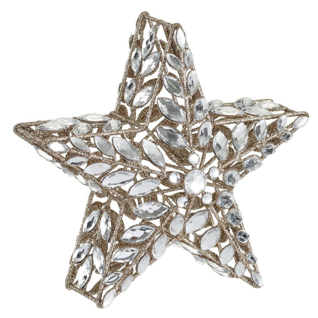 10&quot; Glittered Rhinestone Star