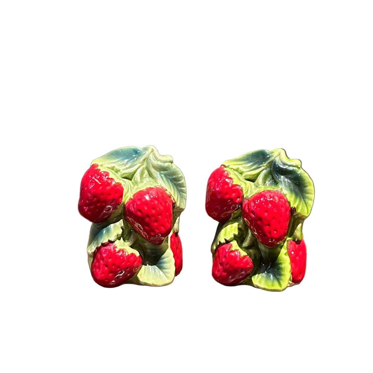 Strawberries on Vine, Salt & Pepper Shakers