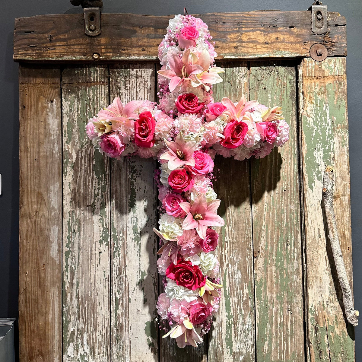 Pretty in Pink Standing Cross