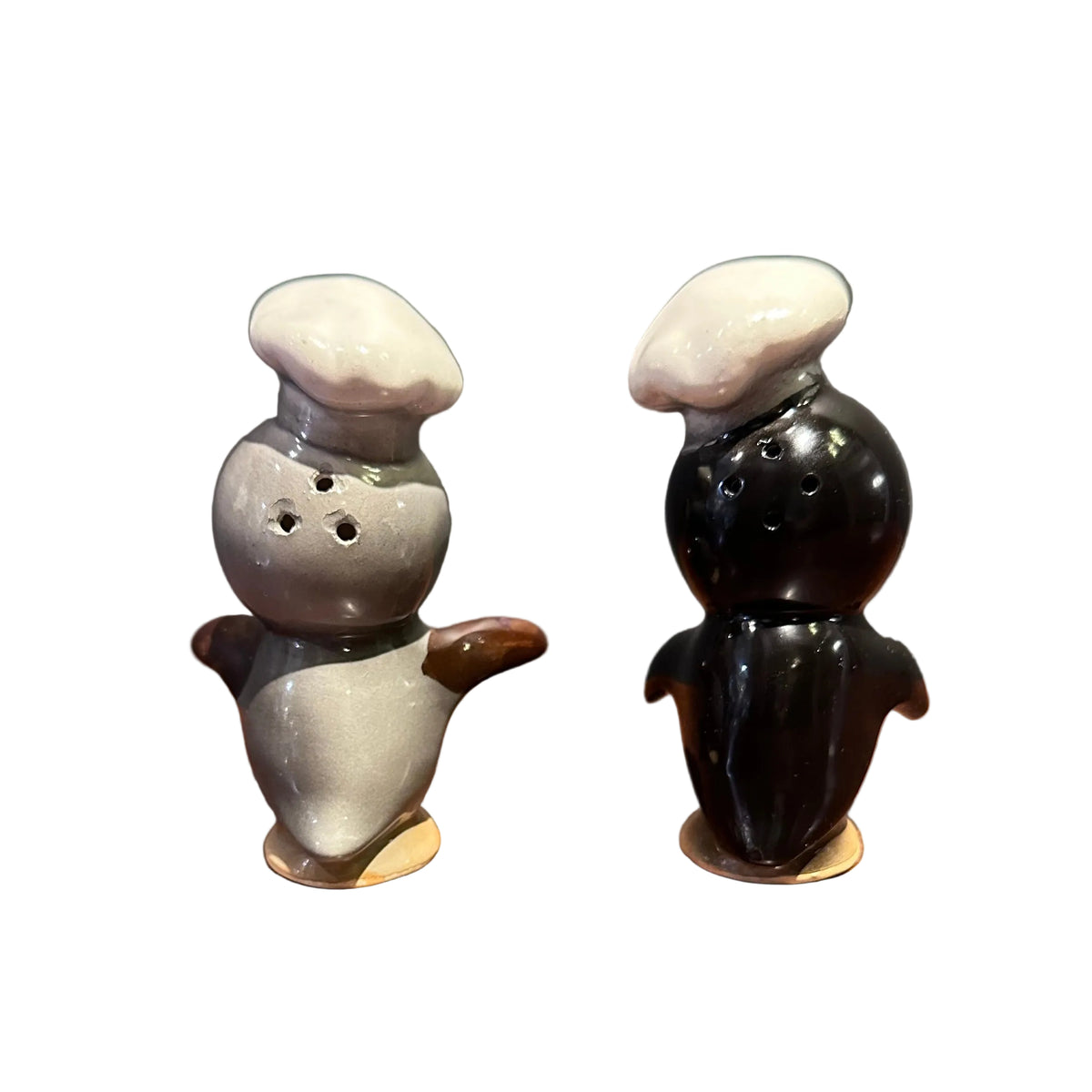 Vintage Penguins Chef Salt and Pepper Shakers