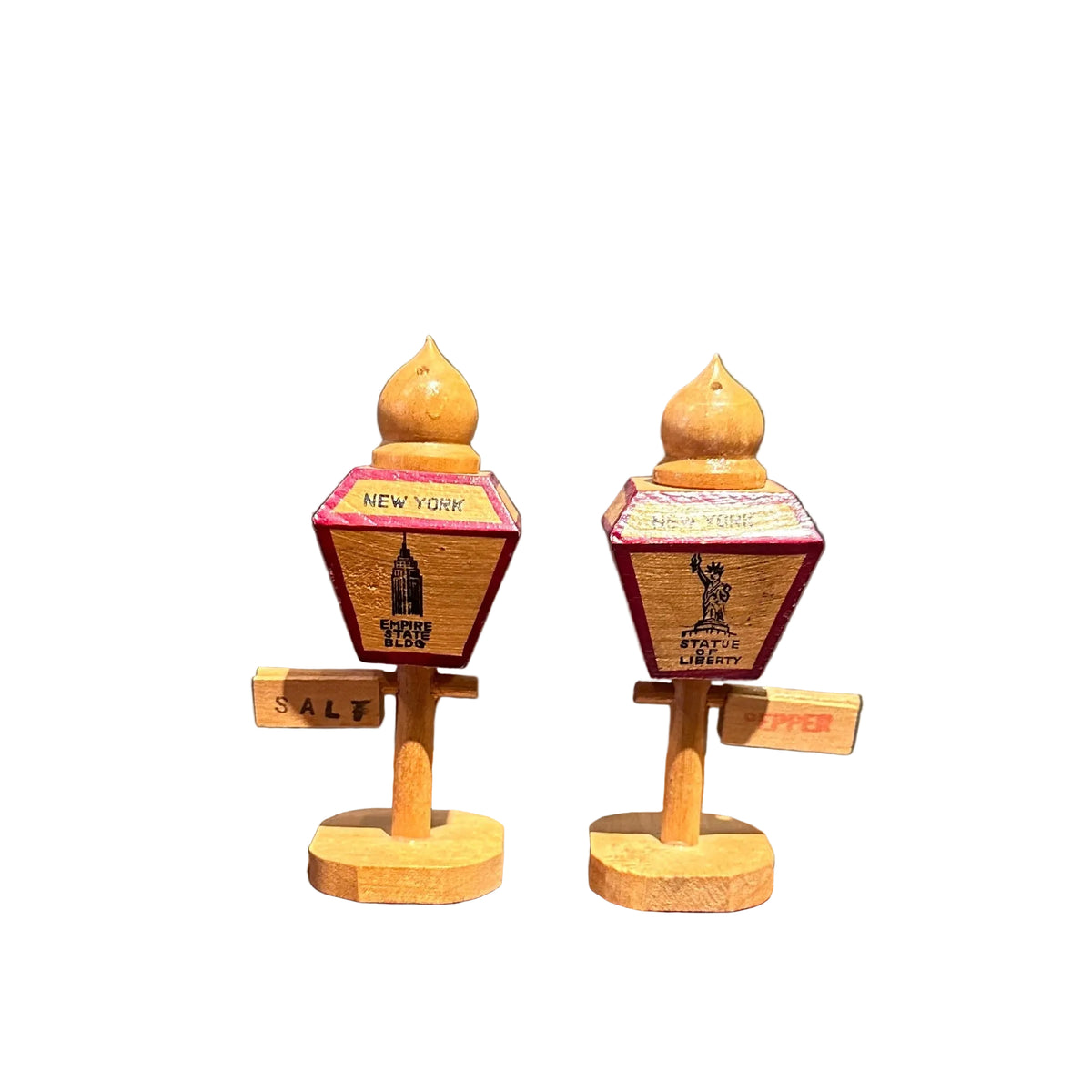 New York Lamp Post Salt & Pepper Shakers