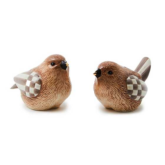 Autumnology Ceramic Bird Salt &amp; Pepper Set